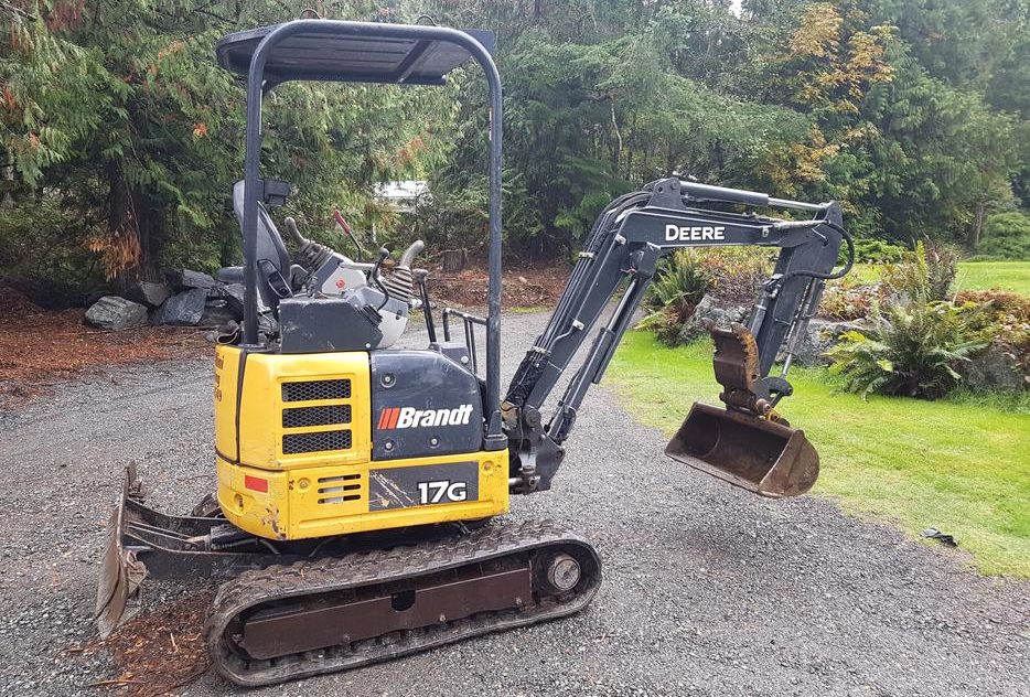 Mini Excavator Landscaping