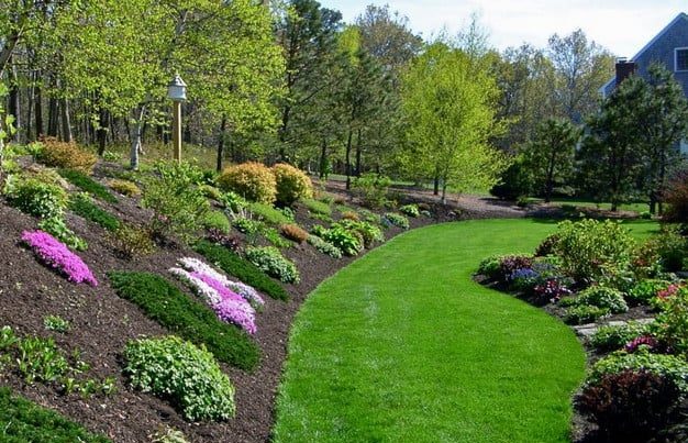 landscaping ideas on a steep hill