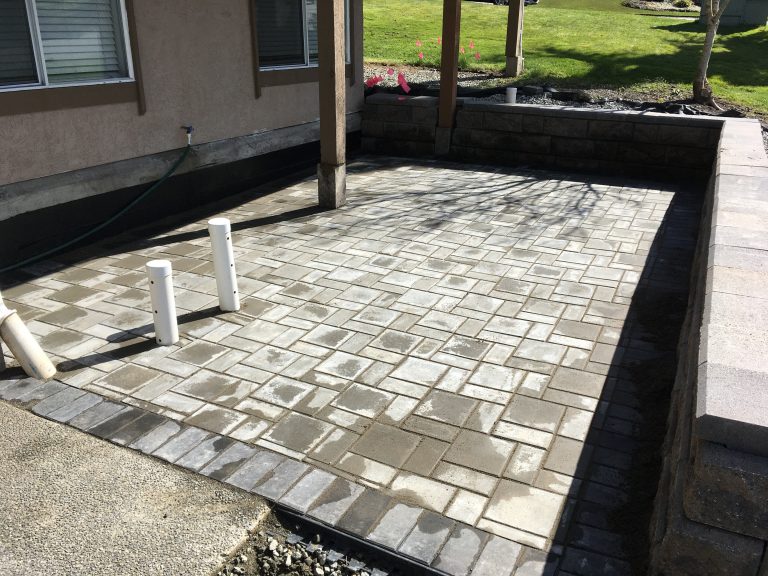 Paver Patio Install