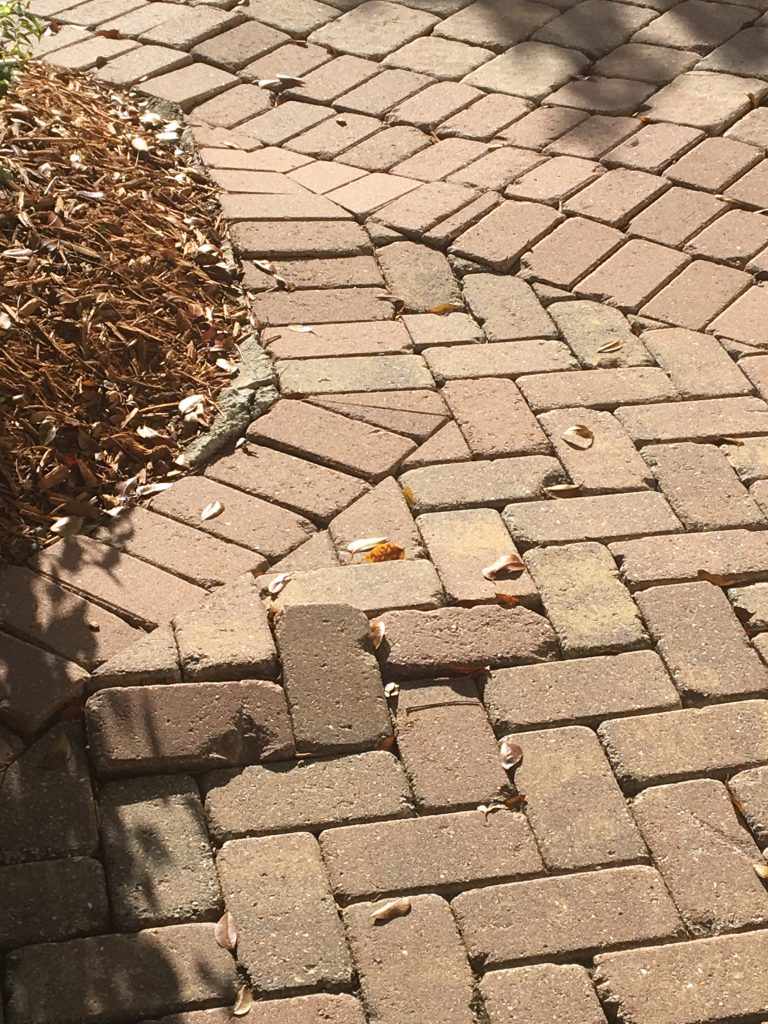 Damaged Pavers